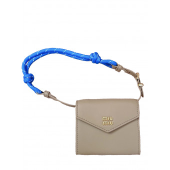 Кошелек Miu Miu Wallet Small Beige