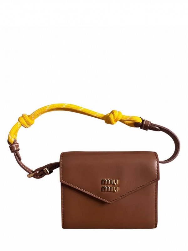 Кошелек Miu Miu Wallet Small Brown Кошелек Miu Miu Wallet Small Brown