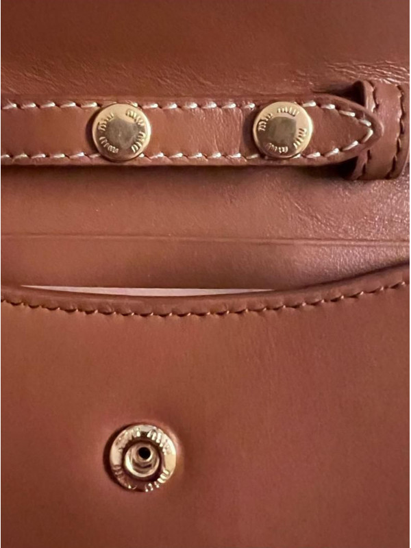 Кошелек Miu Miu Wallet Small Brown Кошелек Miu Miu Wallet Small Brown