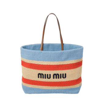 Сумка Miu Miu Crochet Large Blue