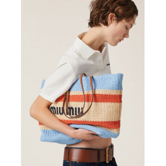 Сумка Miu Miu Crochet Large Blue